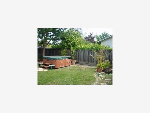 1526 South Stelling Road Cupertino, CA 95014 - Photo 7 of 7 a view of a backyard