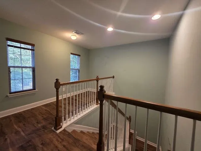 a view of entryway with stairs