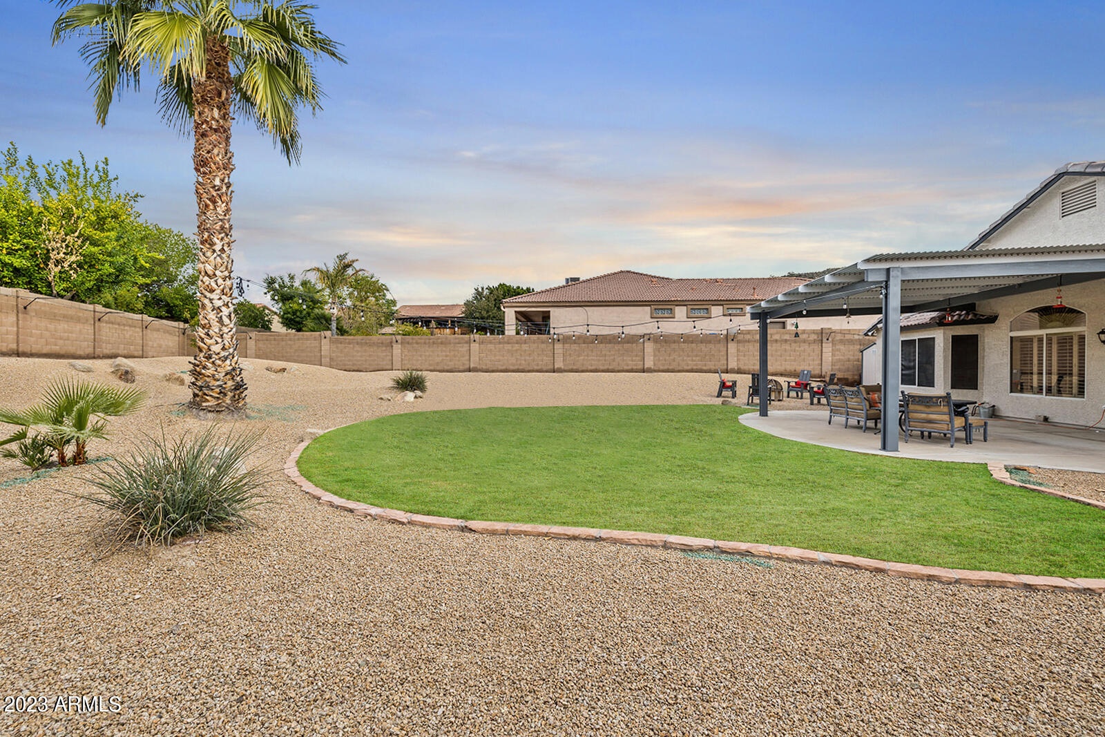 18656 North 20th Way Phoenix, AZ 85024 - Photo 31 of 38 Backyard - Virtually Staged Without Pool