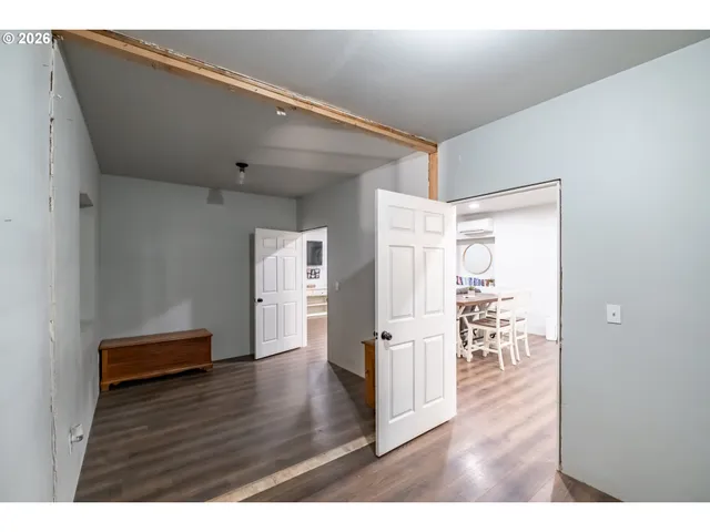 a view interior of house and wooden floor