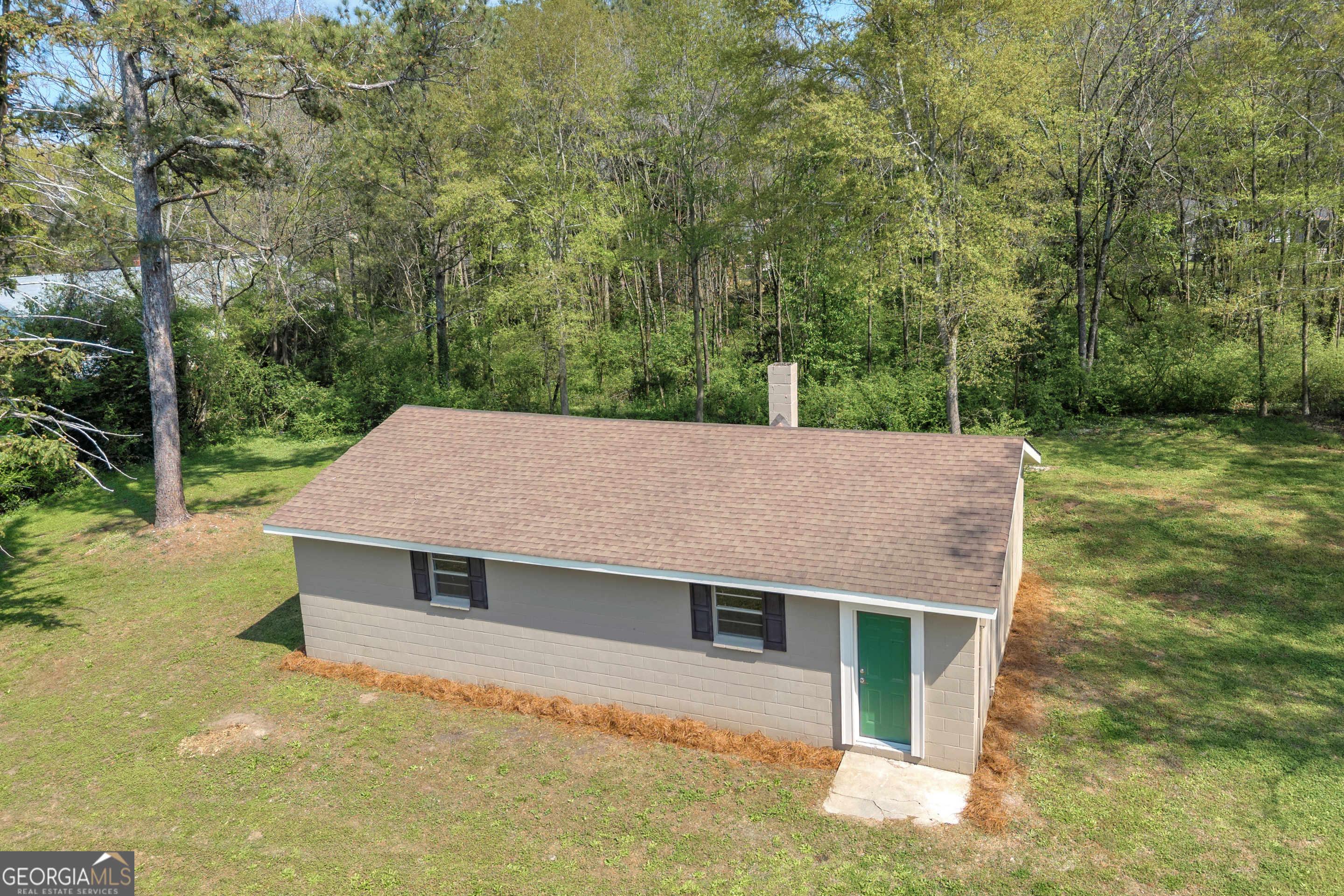 100 Broad Street Bowman, GA 30624 - Photo 47 of 65 aerial view of a house with a yard