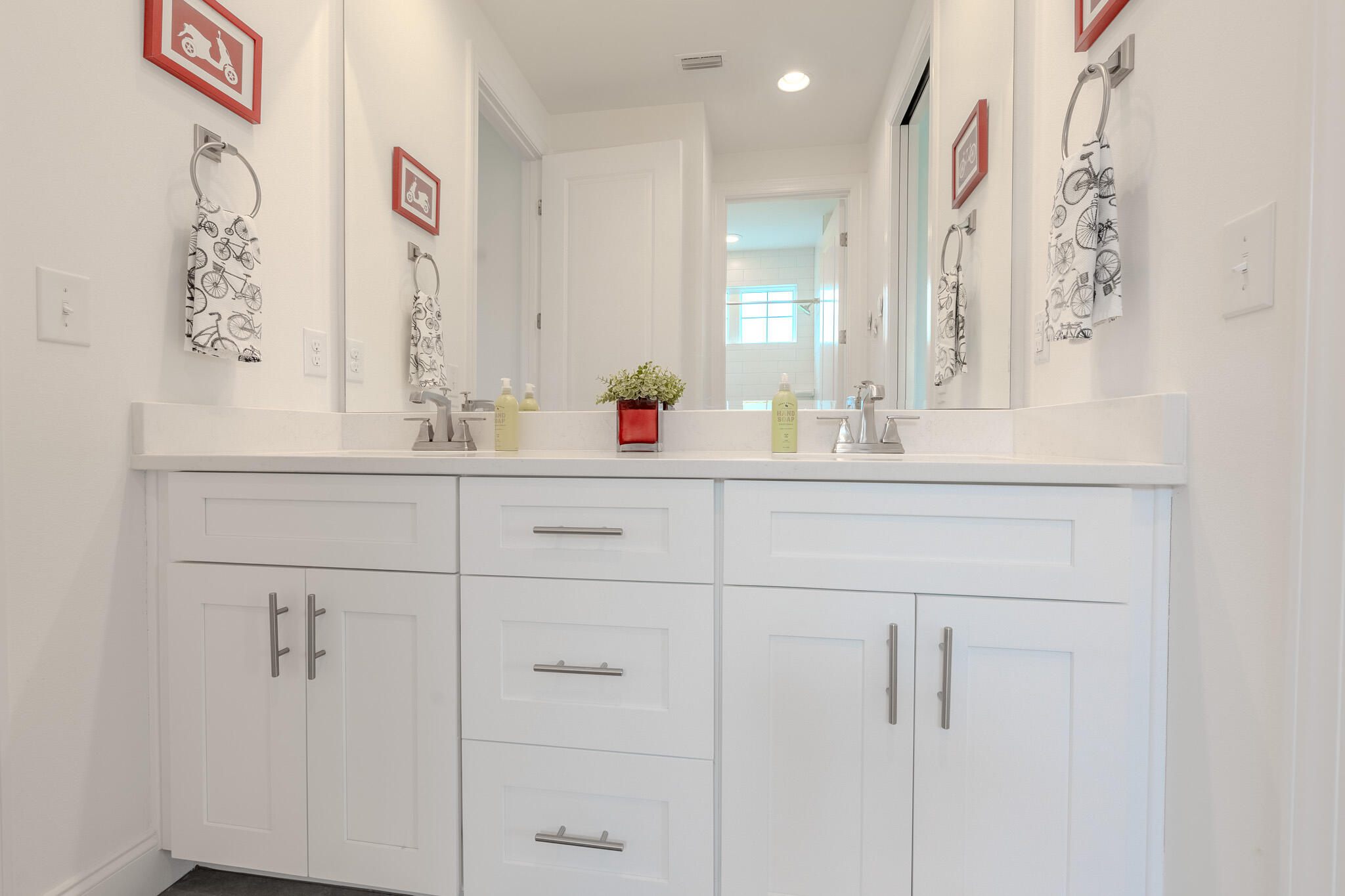 75 Conifer Ct Inlet Beach Inlet Beach, FL 32461 - Photo 44 of 74 a bathroom with a sink and a mirror