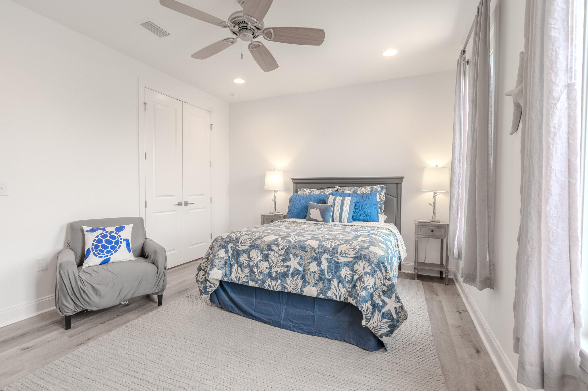 75 Conifer Ct Inlet Beach Inlet Beach, FL 32461 - Photo 48 of 74 a bedroom with a bed and a window