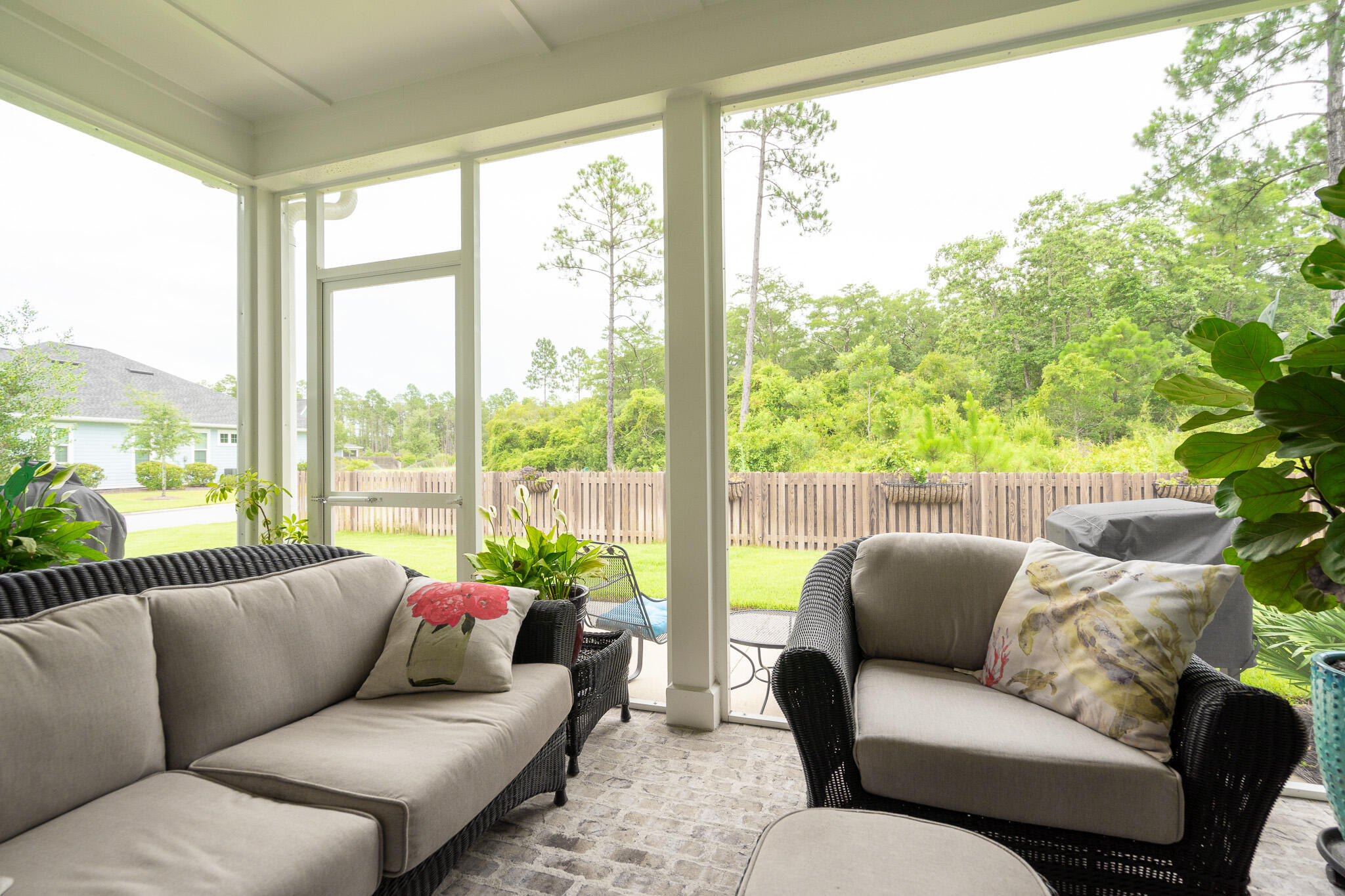 75 Conifer Ct Inlet Beach Inlet Beach, FL 32461 - Photo 51 of 74 a living room with furniture and a large window