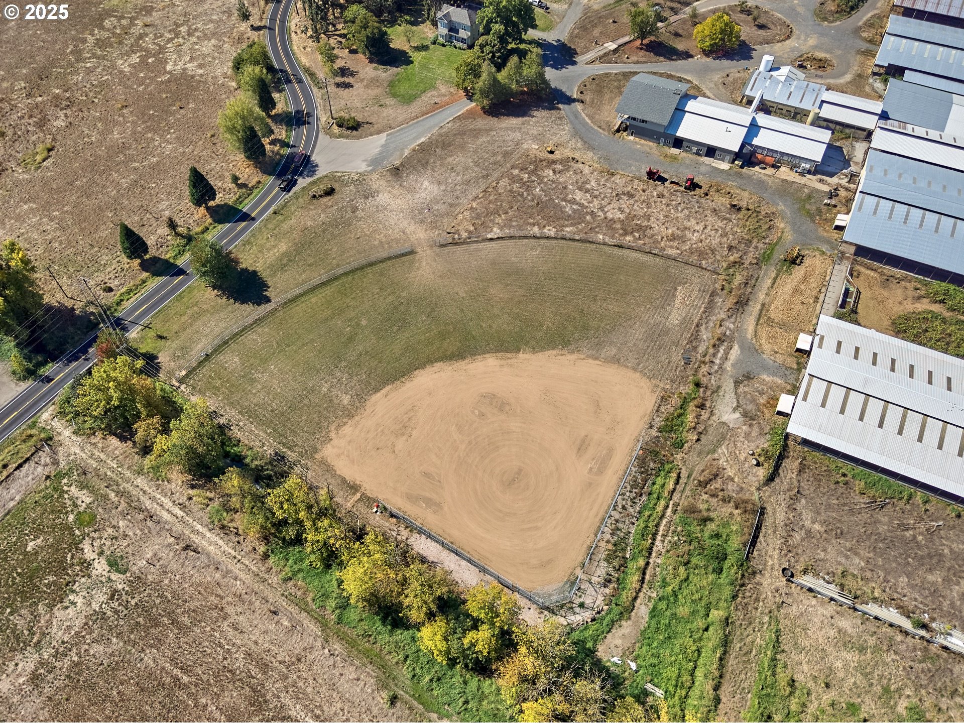 4481 Hennies Road Southeast Turner, OR 97392 - Photo 30 of 47 an aerial view of a house with a yard and trees