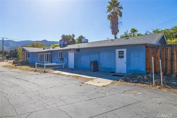 a view of street with a building