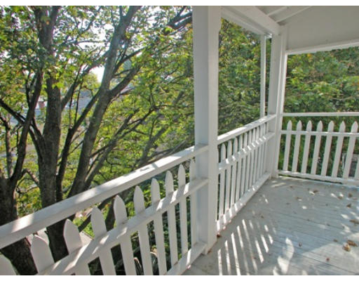 17 Locust Terrace, Unit 2 Cambridge, MA 02138 - Photo 7 of 8 a view of balcony with wooden floor and fence