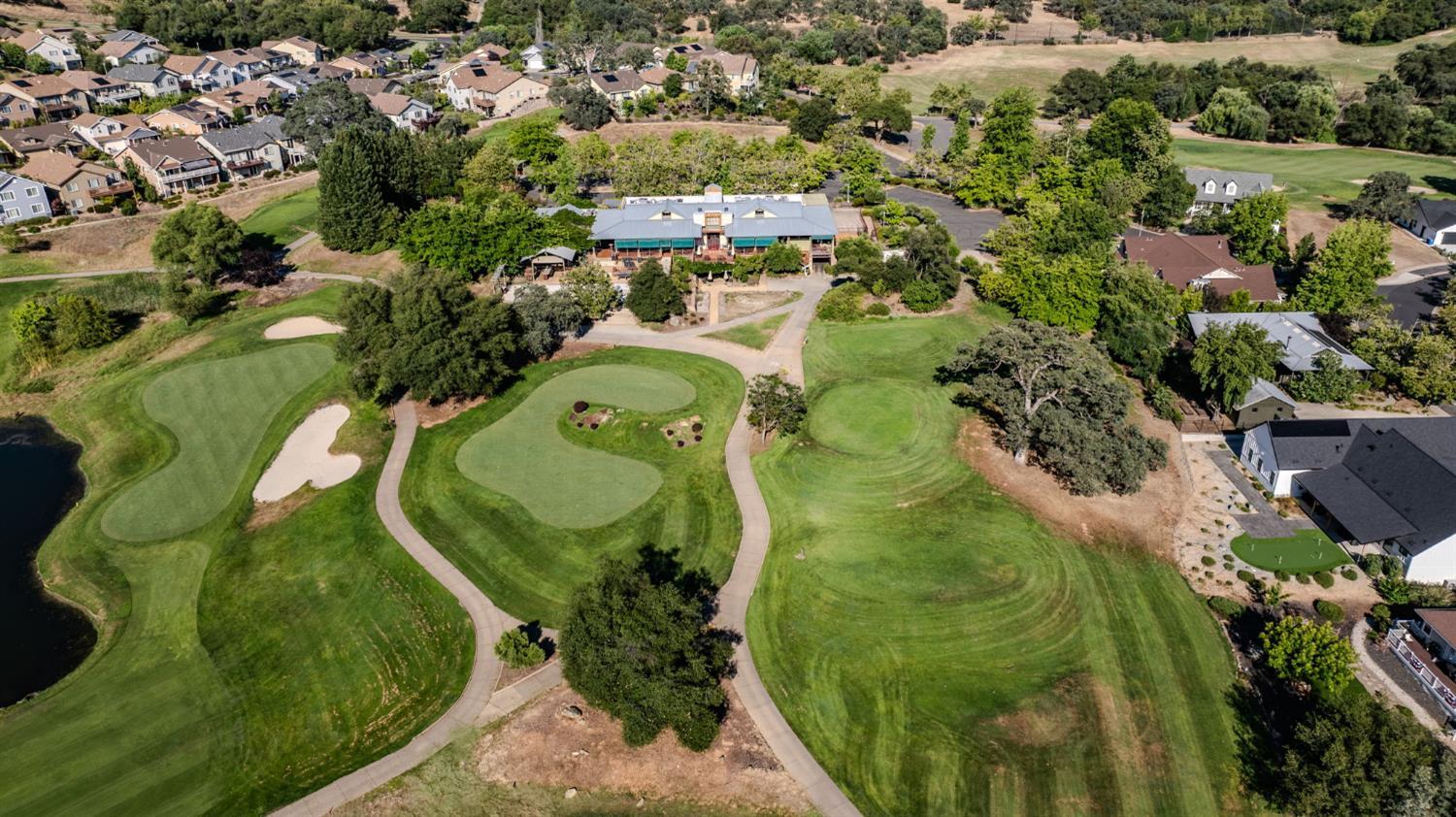 648 Edgewood Loop Angels Camp, CA 95222 - Photo 53 of 58 DRONE VIEW OF GOLF COURSE & CLUBHOUSE