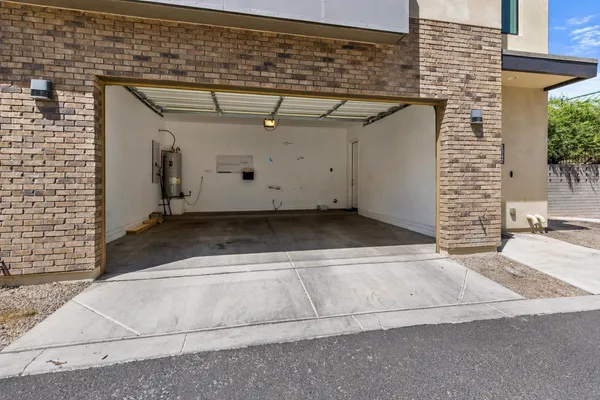 a view of a pathway both side of building