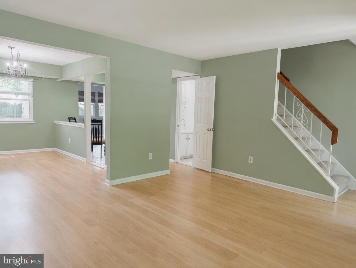 2 Goshawk Court Voorhees, NJ 08043 - Photo 14 of 33 a view of an empty room with stairs and a window