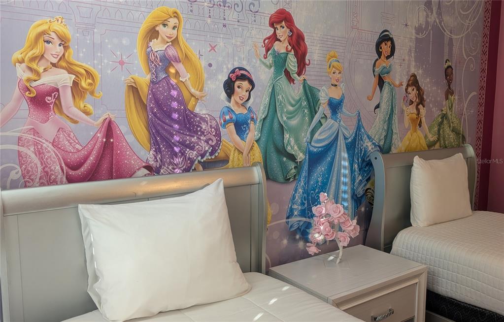 2800 Simile Street Kissimmee, FL 34746 - Photo 36 of 62 a bathroom with a sink mirror and a shower curtain