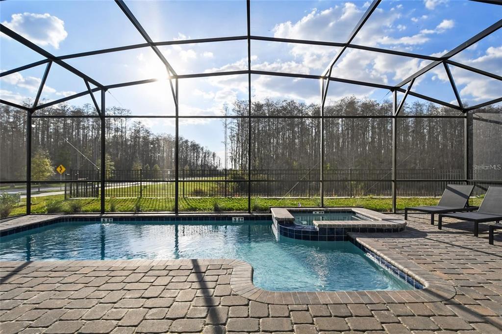 2800 Simile Street Kissimmee, FL 34746 - Photo 47 of 62 a swimming pool with outdoor seating and yard