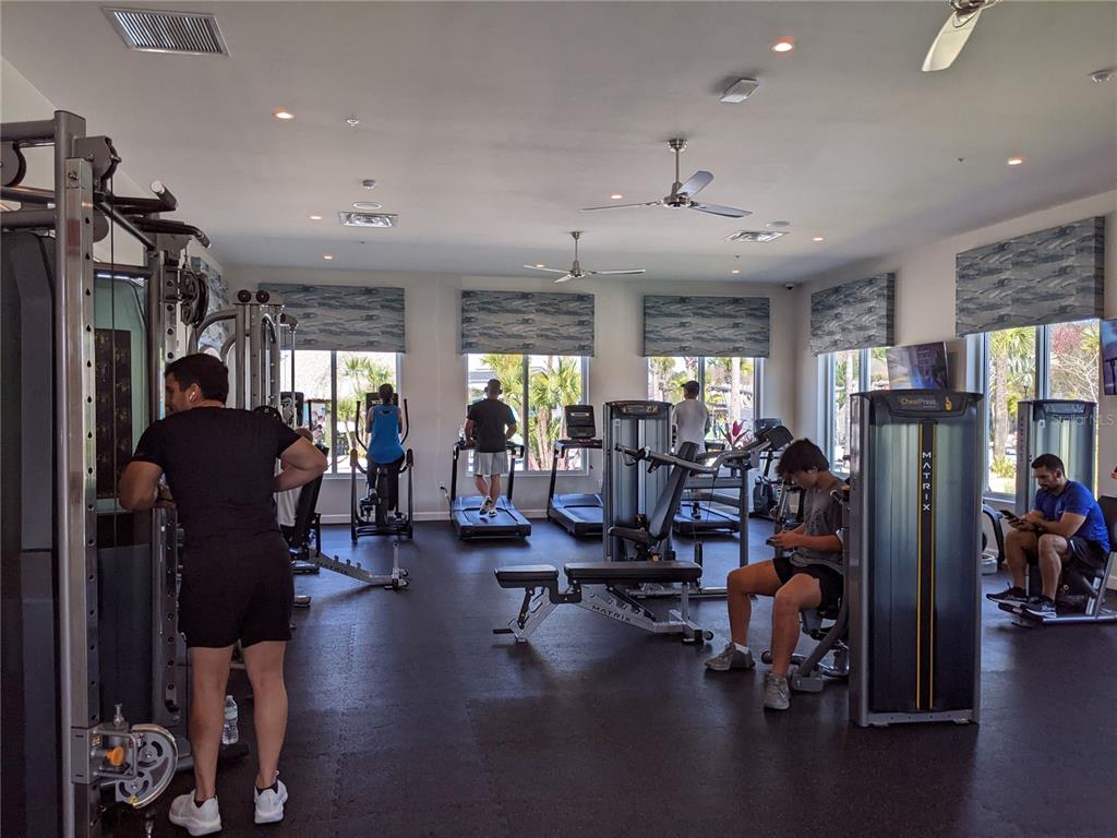 2800 Simile Street Kissimmee, FL 34746 - Photo 56 of 62 a view of a room with lots of gym equipment