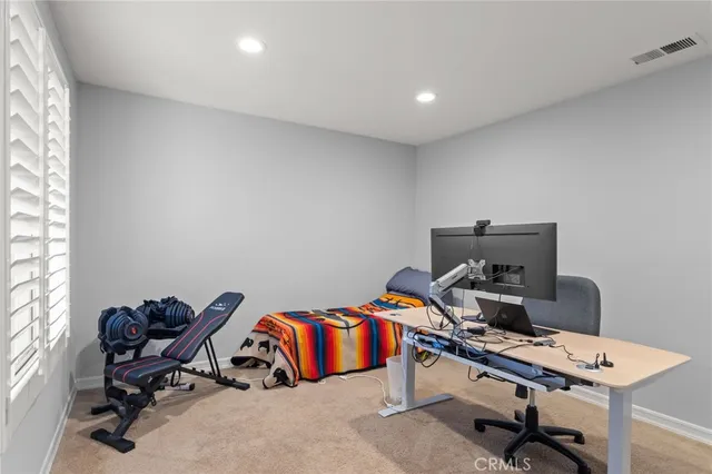 a very nice looking room with a large window