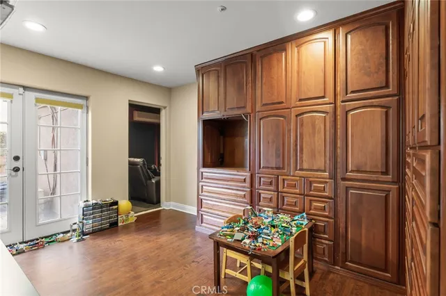 a room with storage and utility