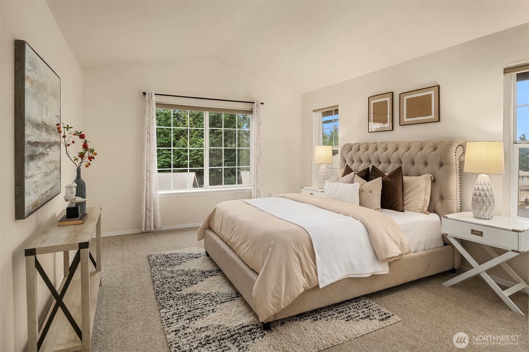 18646 Northeast 57th Way Redmond, WA 98052 - Photo 23 of 40 a bedroom with a bed and a window
