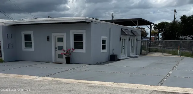a house with a outdoor space
