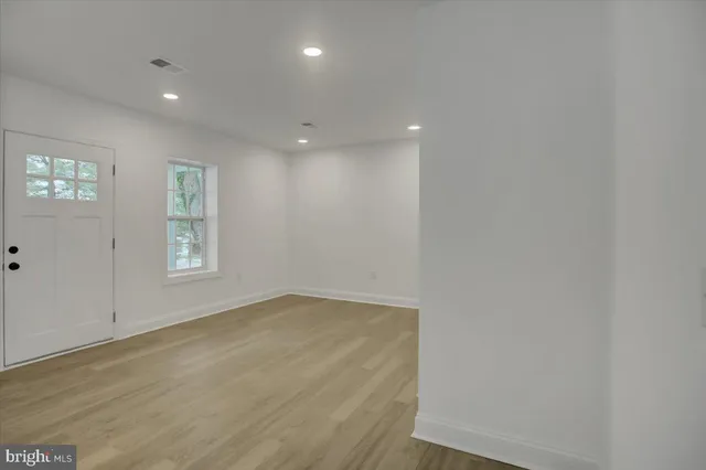 a view of empty room