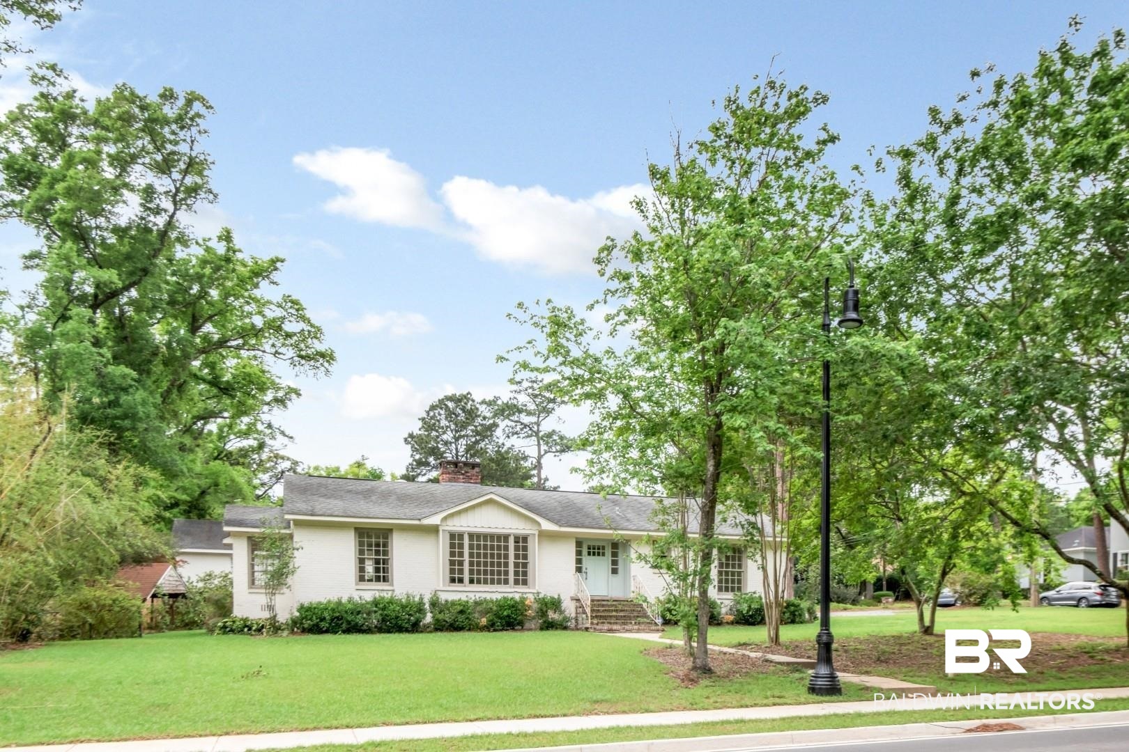 4 Turnout Lane Mobile, AL 36608 - Photo 41 of 53 Ranch-style house featuring a front yard and a chimney