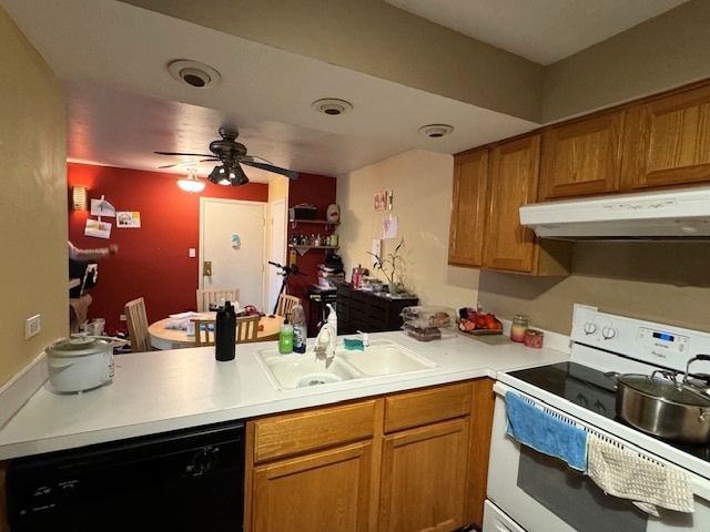 1802 Plum Grove Road, Unit 1D Rolling Meadows, IL 60008 - Photo 6 of 14 a kitchen with a sink and cabinets