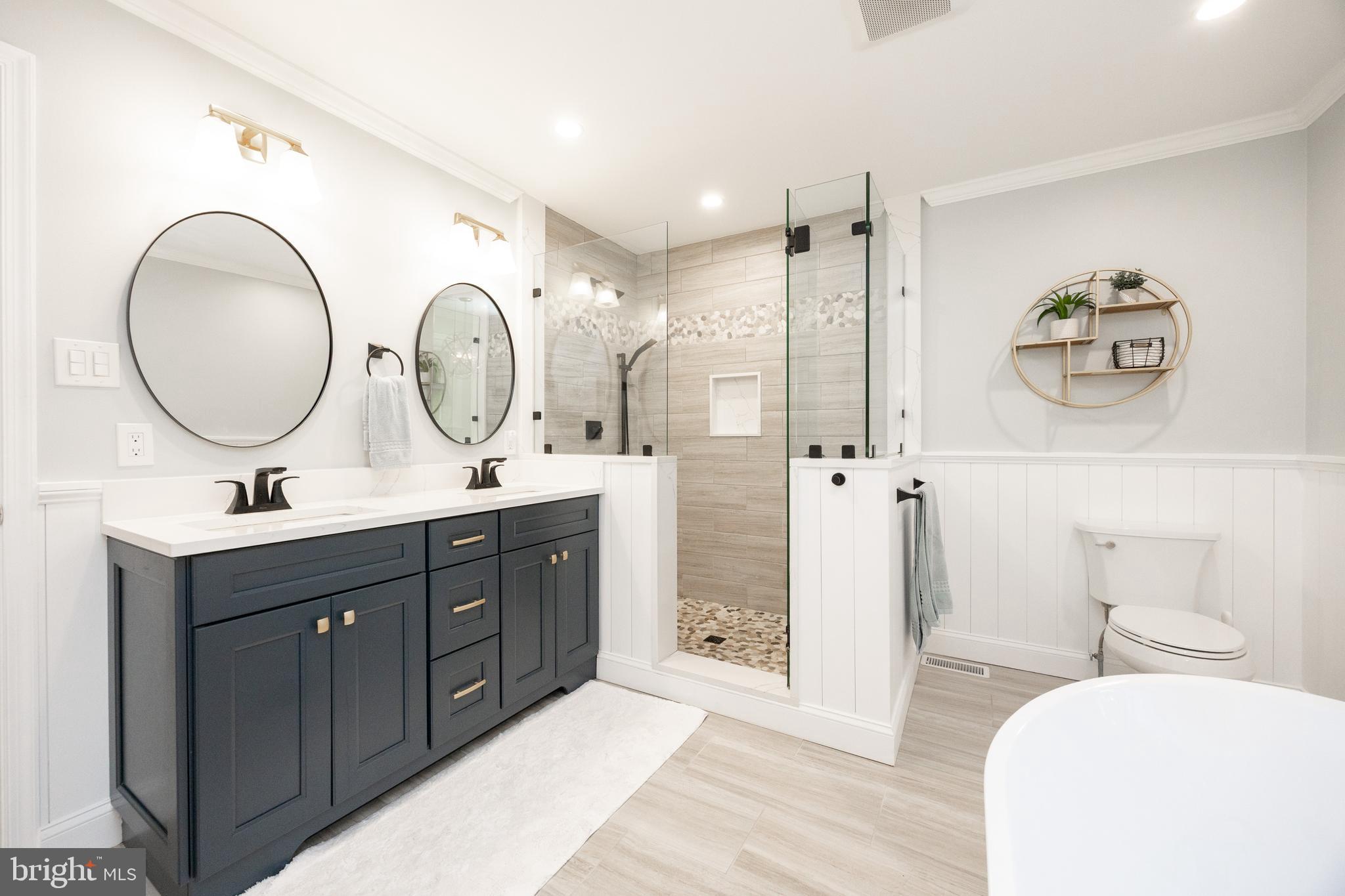 211 Ravenwood Road Exton, PA 19341 - Photo 17 of 44 Master Bathroom tastefully remodeled in 2021