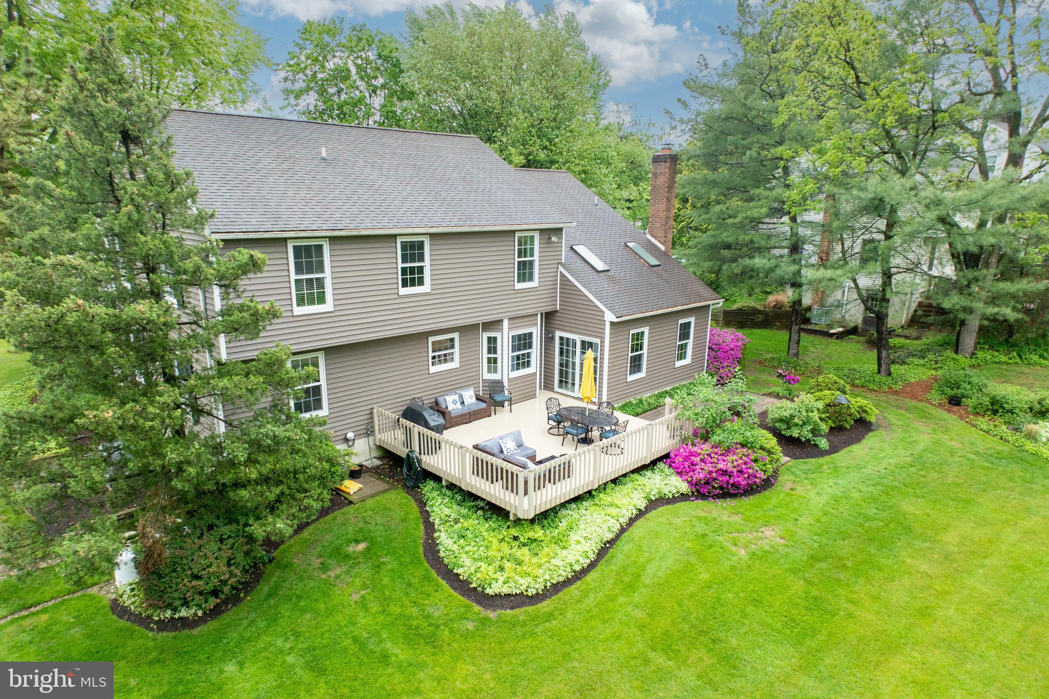 211 Ravenwood Road Exton, PA 19341 - Photo 3 of 44 Enjoy the huge deck with Vistas to rear solitude