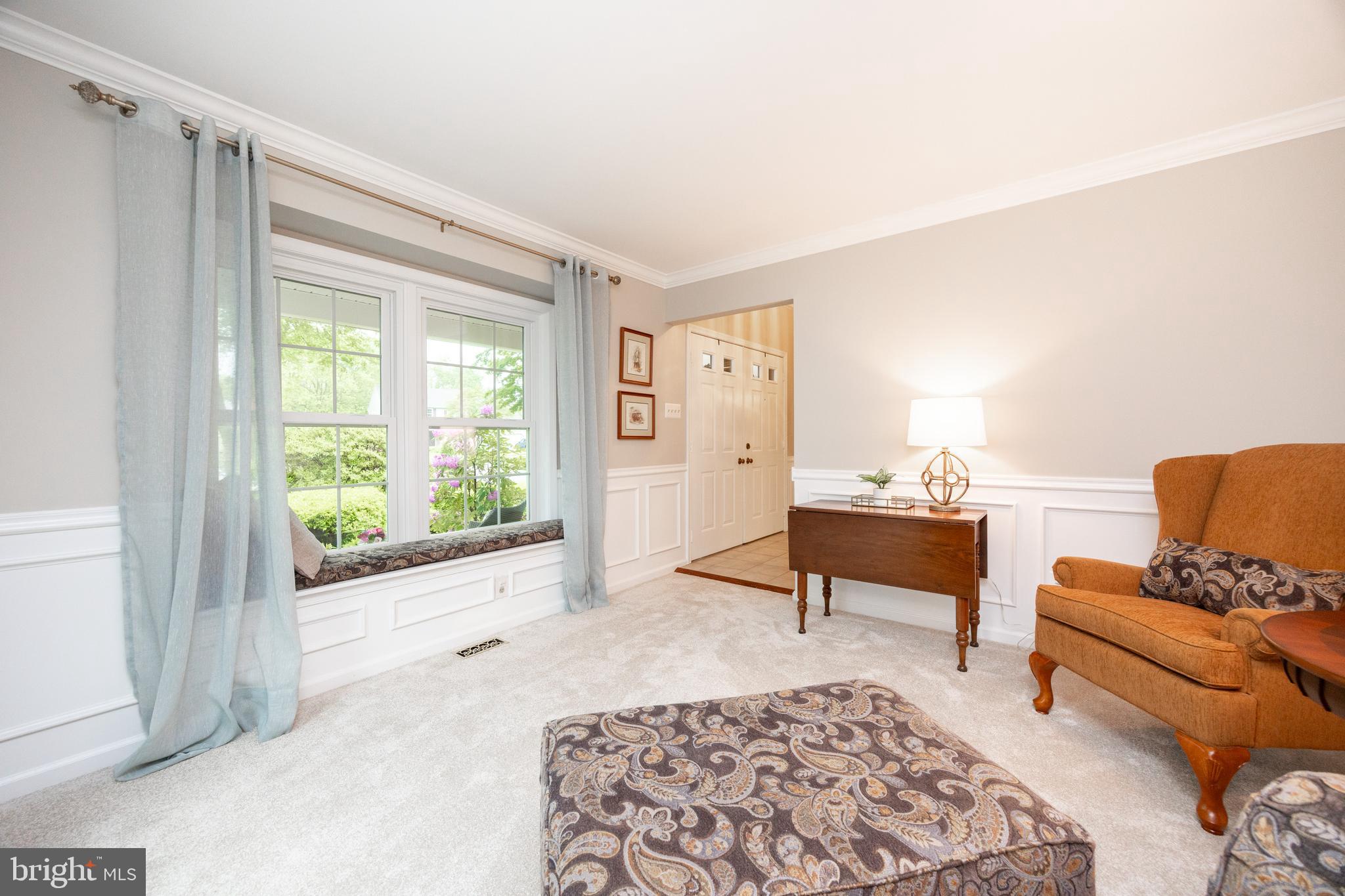 211 Ravenwood Road Exton, PA 19341 - Photo 6 of 44 Living Room in front with NEW Carpeting