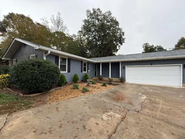 a view of a house with a patio