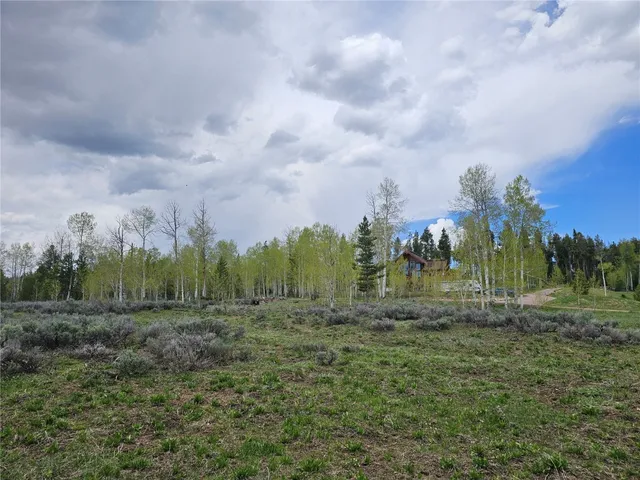 a view of a city with lots of trees