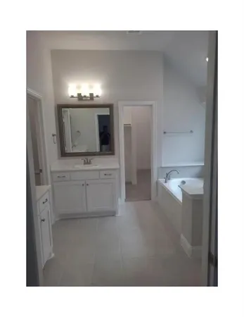 a view of room that has a door