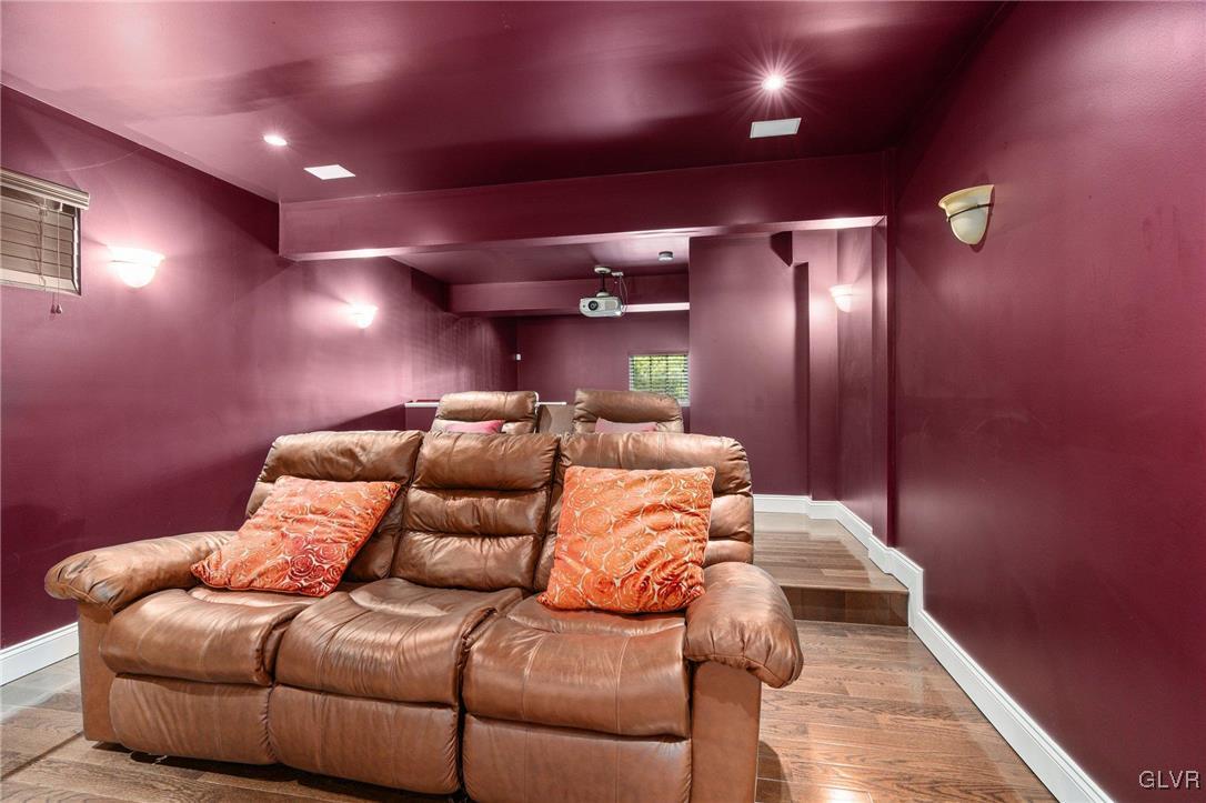 245 East Dell Road Bath, PA 18014 - Photo 46 of 50 a projector room with a couch
