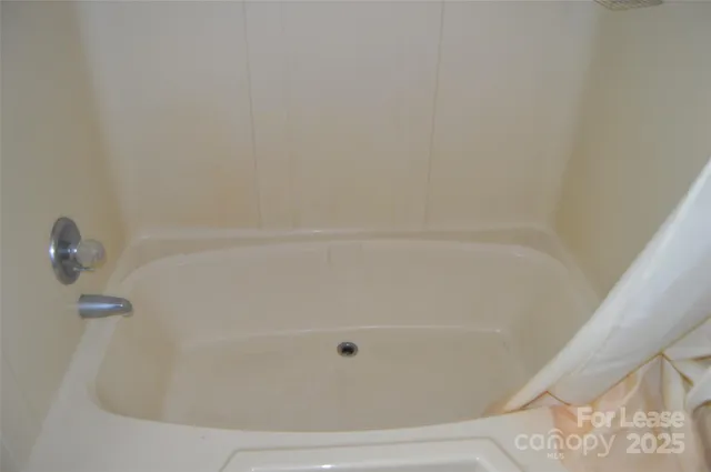 a close up of a bathtub