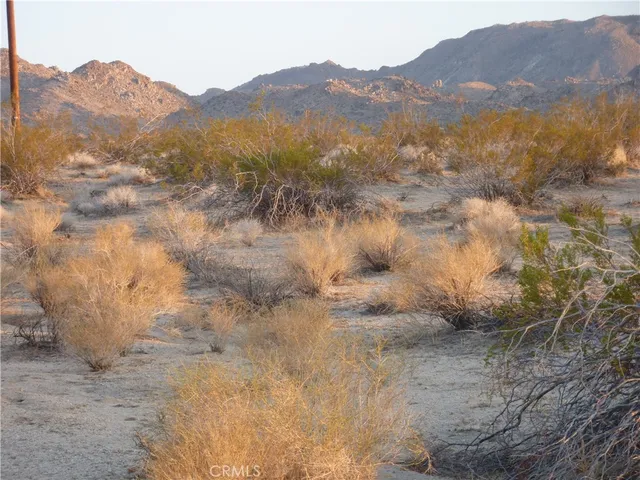 a view of mountains in the background