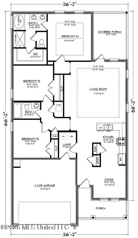 15888 Blue Rdg Drive Gulfport, MS 39503 - Photo 27 of 27 EMILY A B FE FLOORPLAN