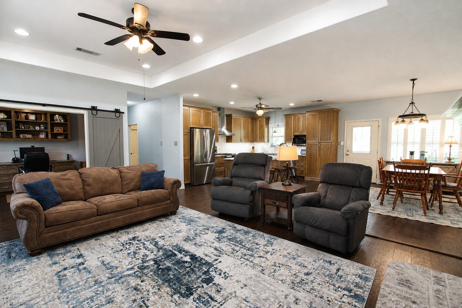 7502 Lewis Lane Manvel, TX 77578 - Photo 50 of 50 You can see how open the floor plan is.
