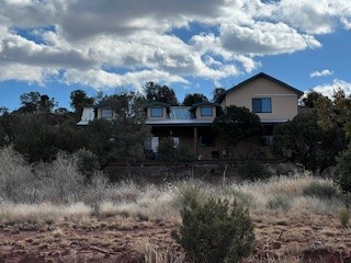 29 County Road B41E Ribera, NM 87560 - Photo 21 of 23 Back view of the house