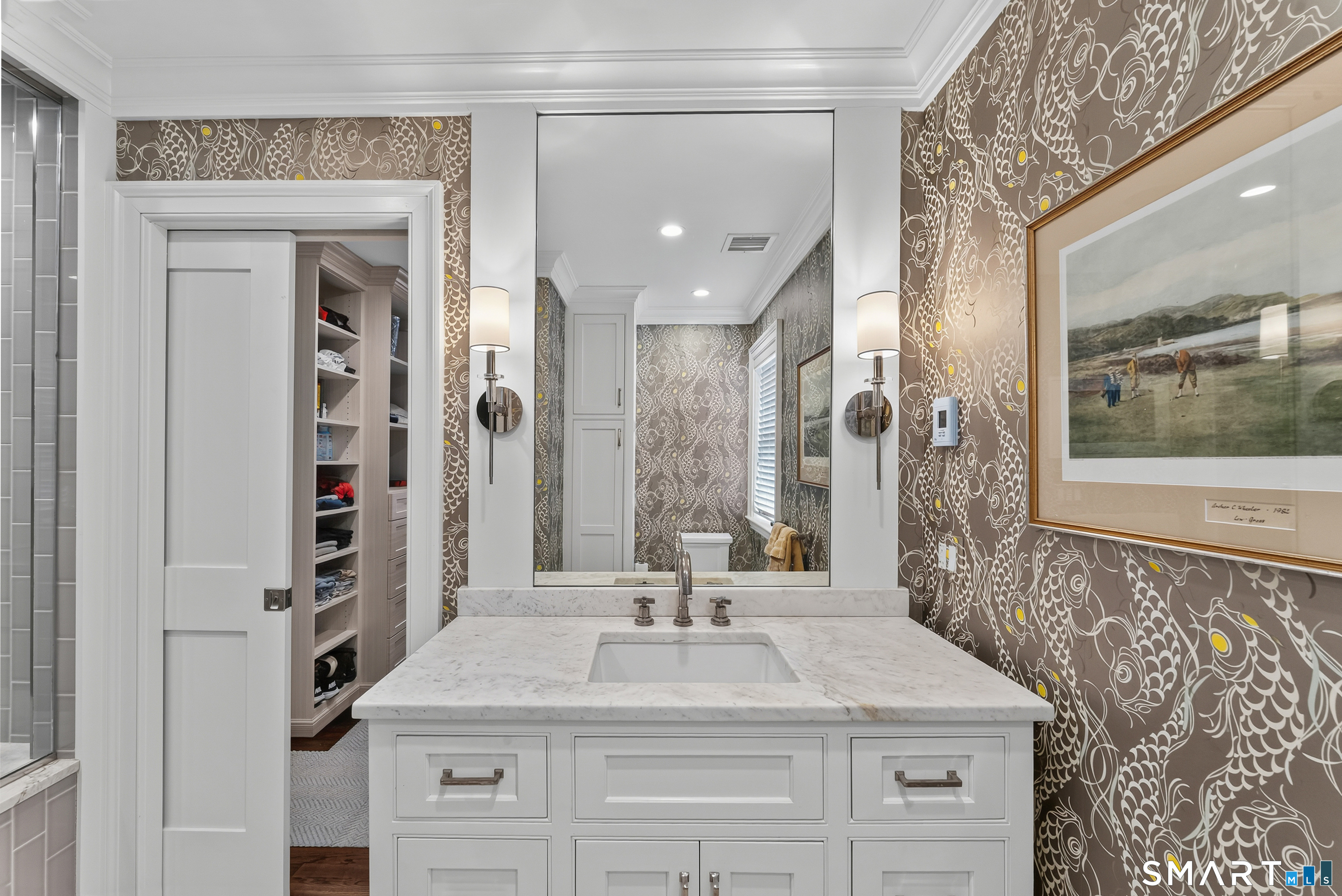 679 Fairfield Beach Road, Unit 679 Fairfield, CT 06824 - Photo 21 of 38 Primary bathroom and steam shower.