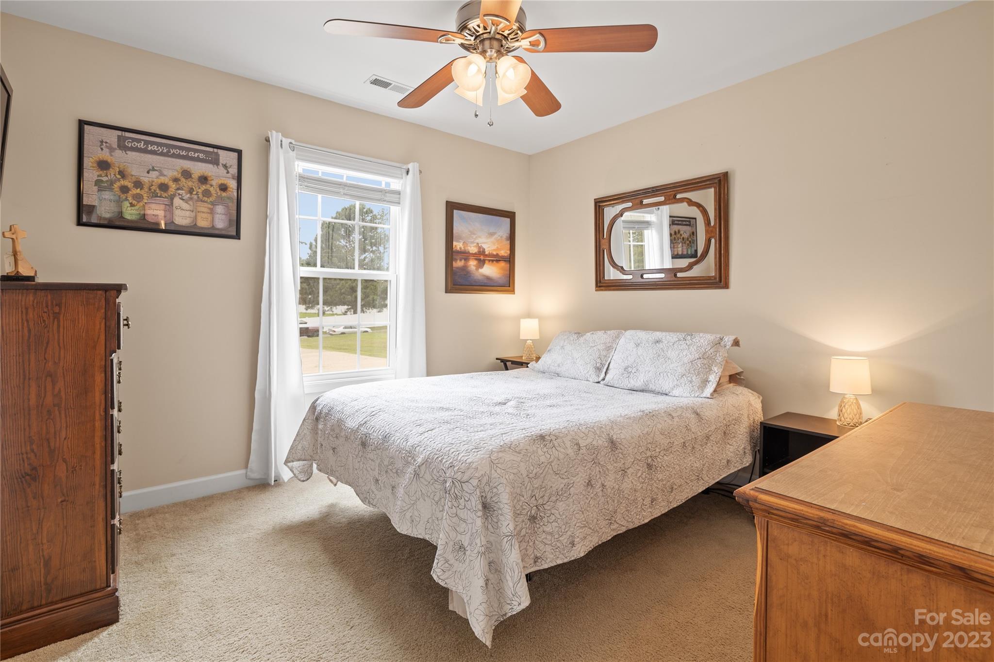 308 Fleetwood Road York, SC 29745 - Photo 18 of 25 a bedroom with bed and a window