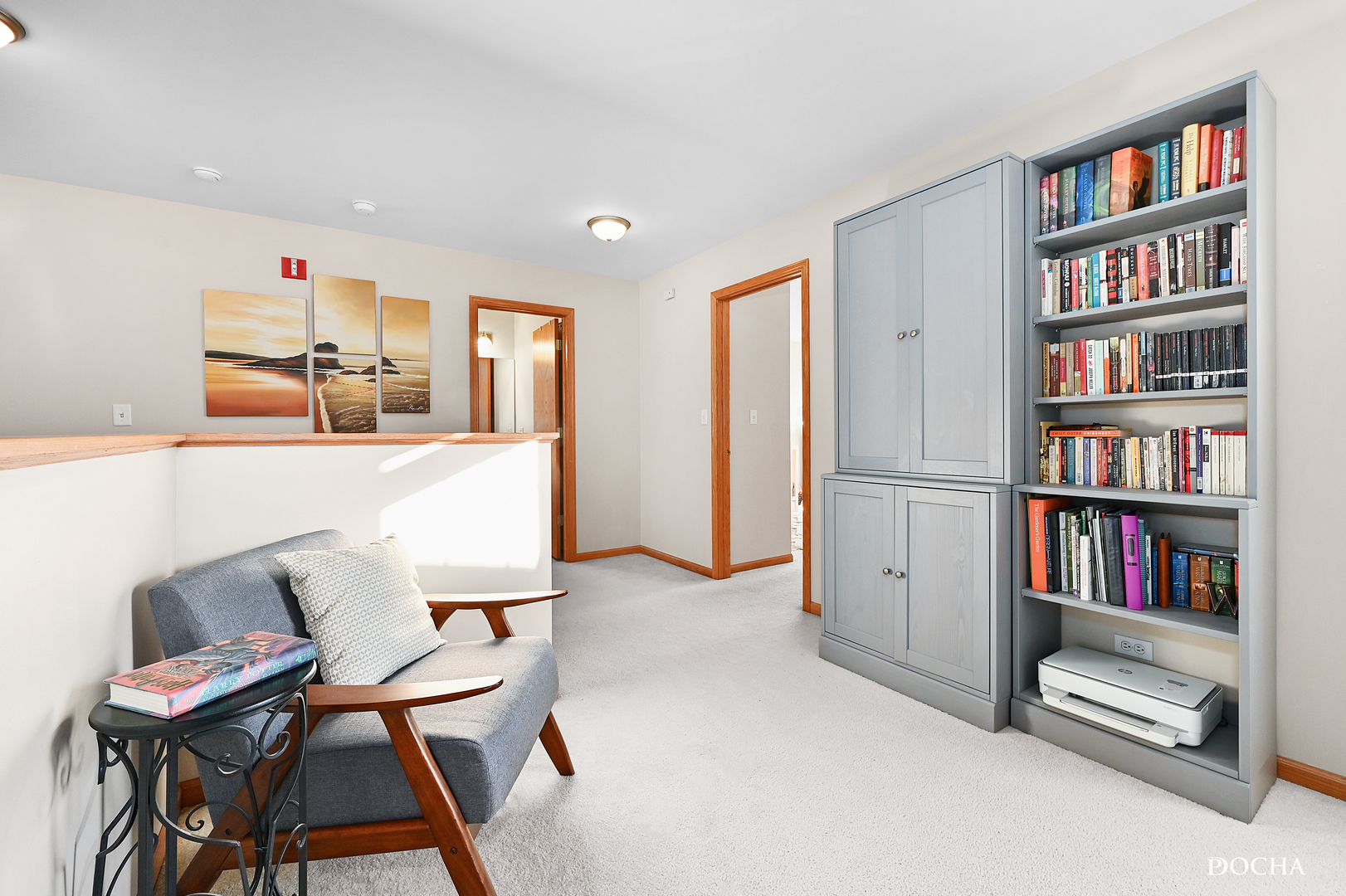1809 Golden Gate Lane Naperville, IL 60563 - Photo 13 of 25 a workspace with a bookshelf