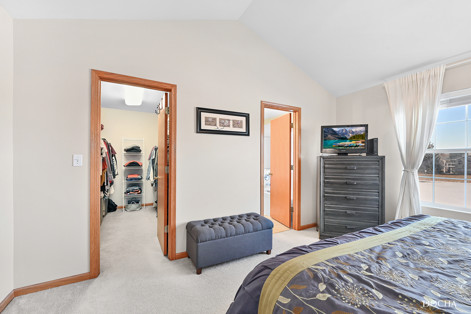 1809 Golden Gate Lane Naperville, IL 60563 - Photo 15 of 25 a bedroom with bed and walk in closet