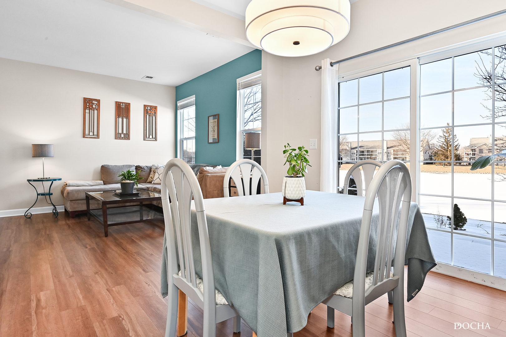 1809 Golden Gate Lane Naperville, IL 60563 - Photo 4 of 25 a view of a dining room with furniture window and wooden floor