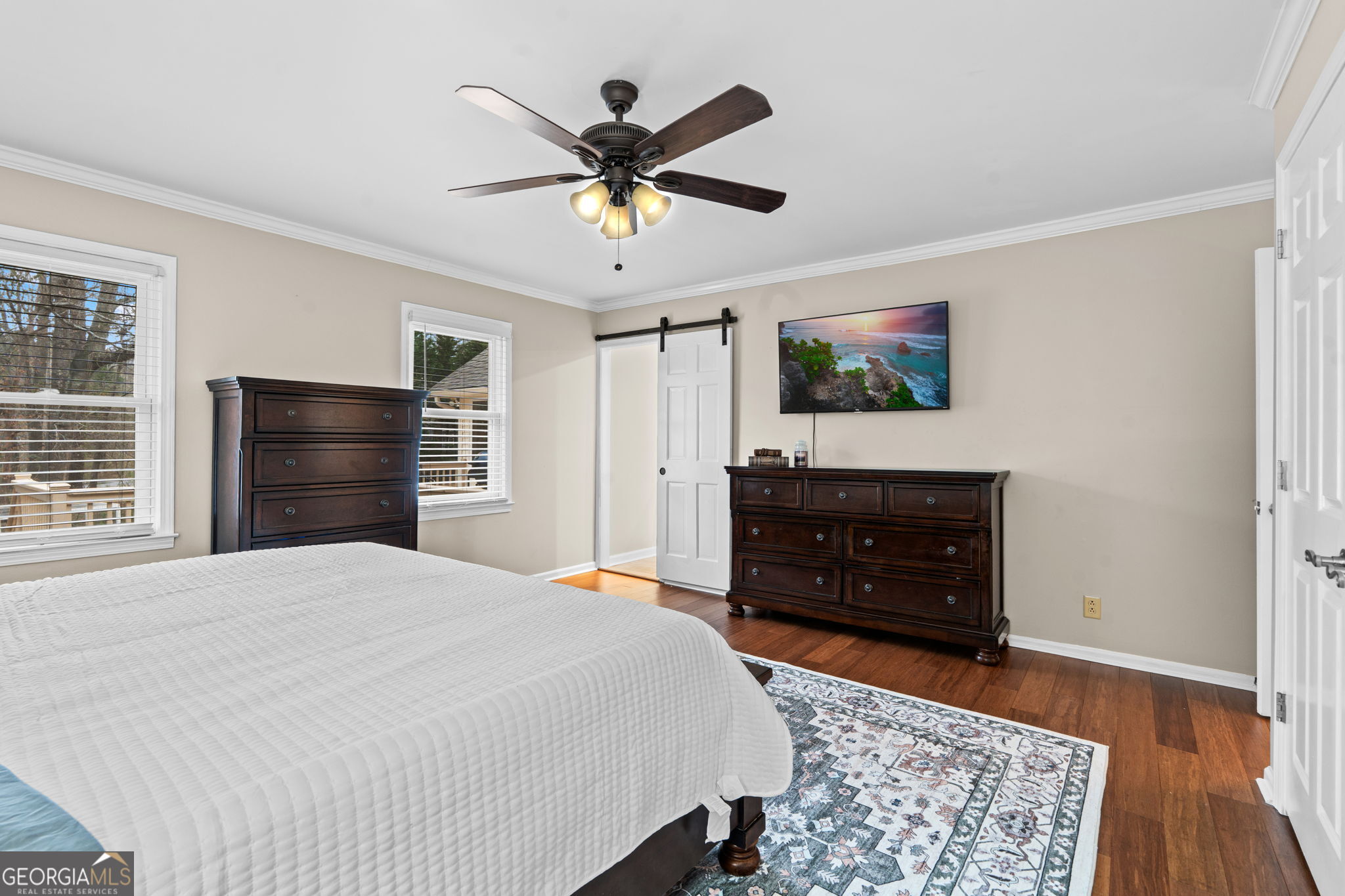 732 Bass Road Macon, GA 31210 - Photo 33 of 57 a bedroom with a bed and a dresser