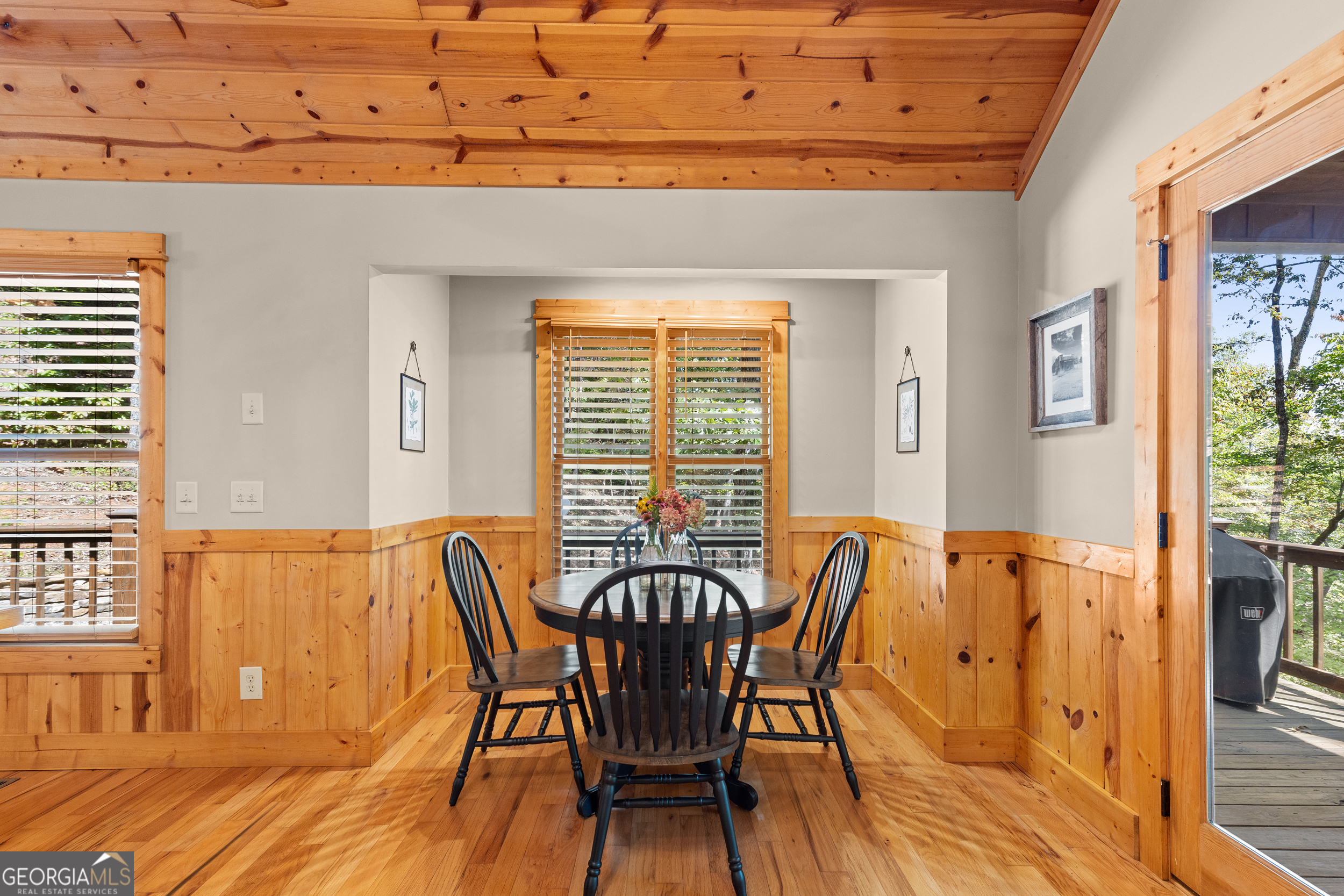 224 Dragon Tree Lane Lakemont, GA 30552 - Photo 8 of 38 a view of a dining room with furniture and wooden floor