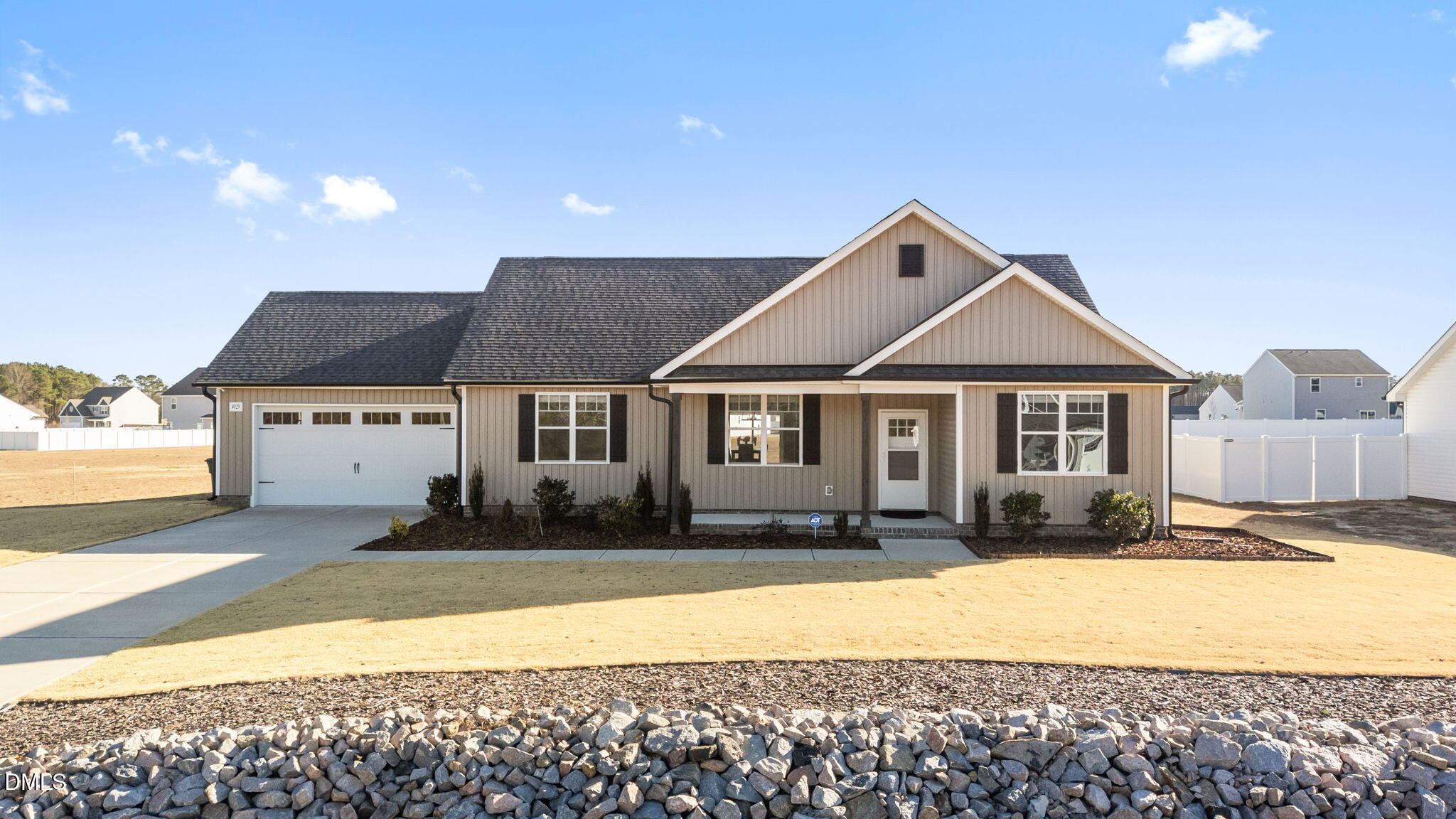 4029 Needham Road Bailey, NC 27807 - Photo 2 of 21 a front view of a house with a yard