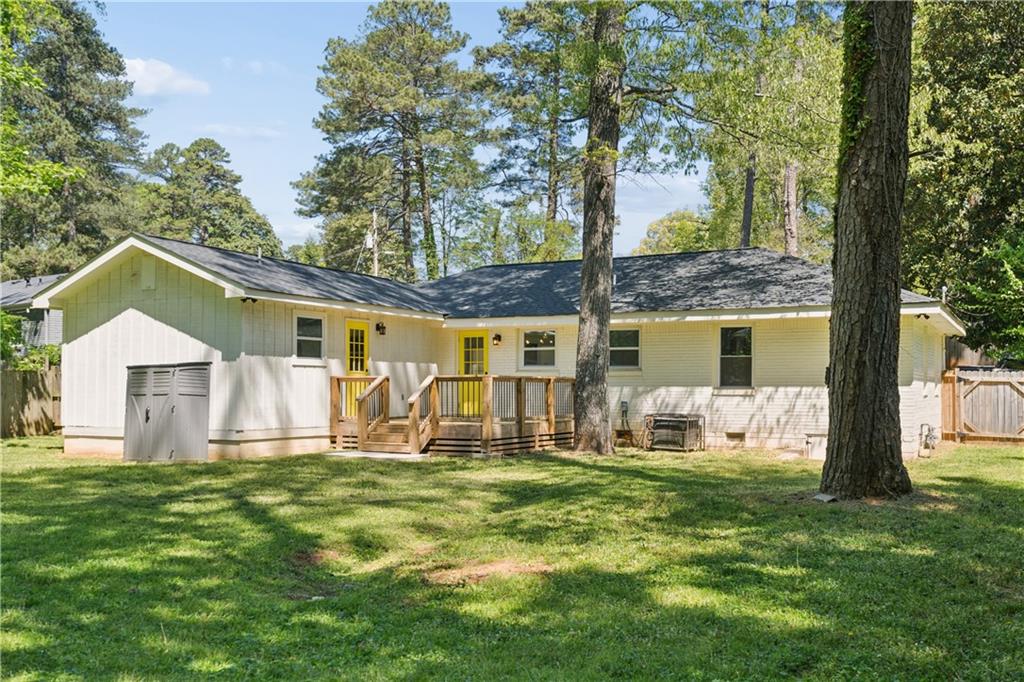2357 Scotty Circle Decatur, GA 30032 - Photo 42 of 44 a front view of house with yard and seating area