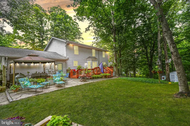 a outdoor space with furniture