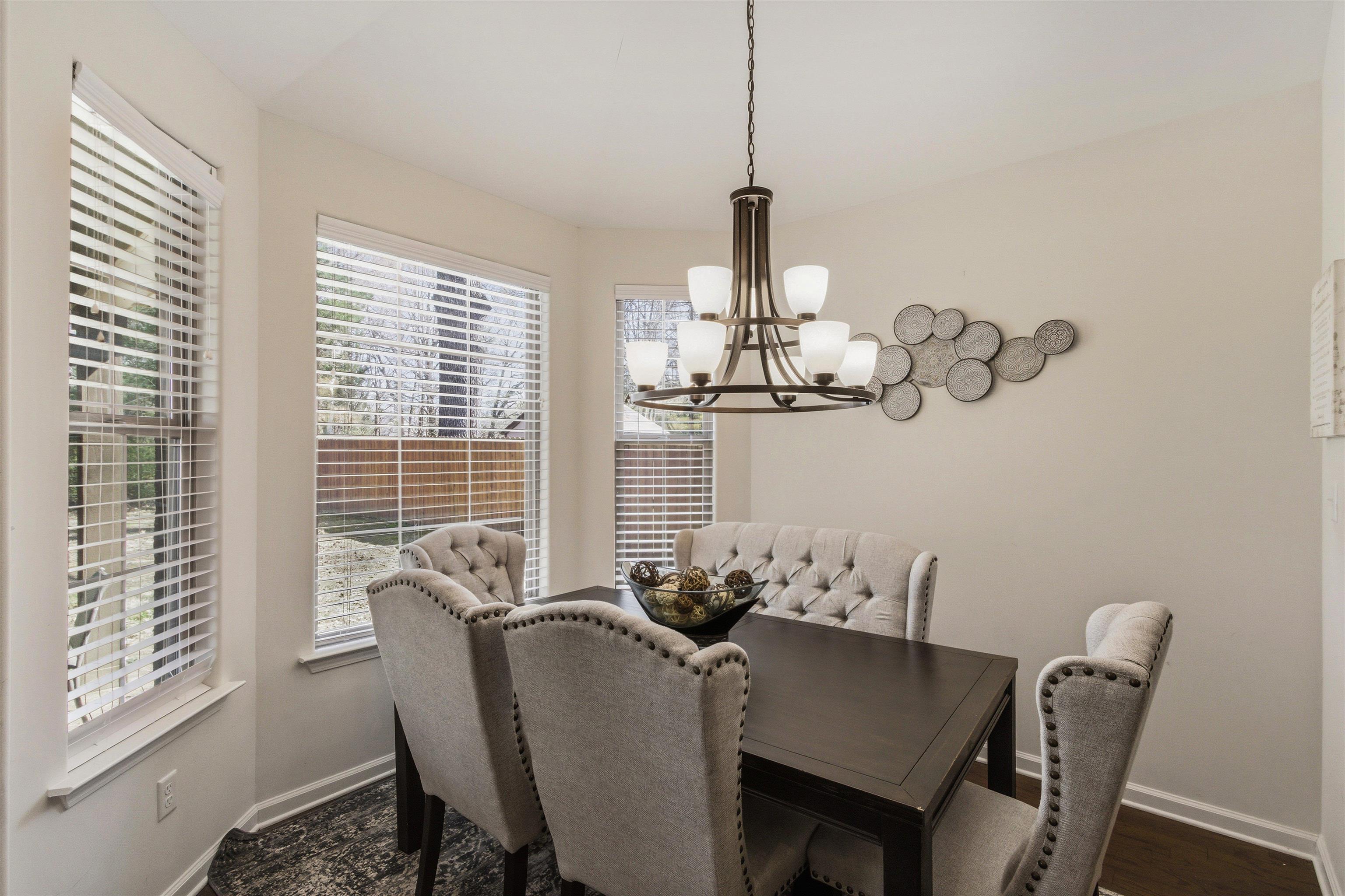 4996 Granite Creek Road Memphis, TN 38125 - Photo 13 of 37 a view of a dining room with furniture window and outside view