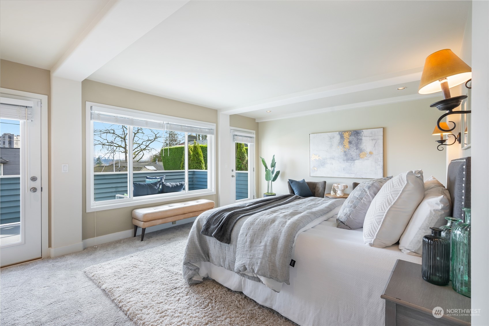 1624 38th Avenue East Seattle, WA 98112 - Photo 21 of 39 a bedroom with a bed and a window