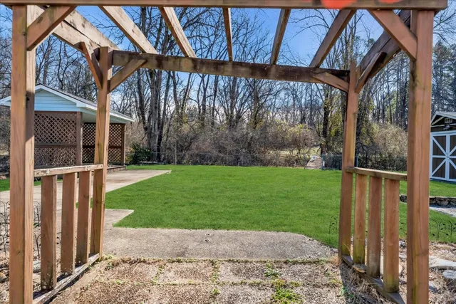 a view of outdoor space and yard