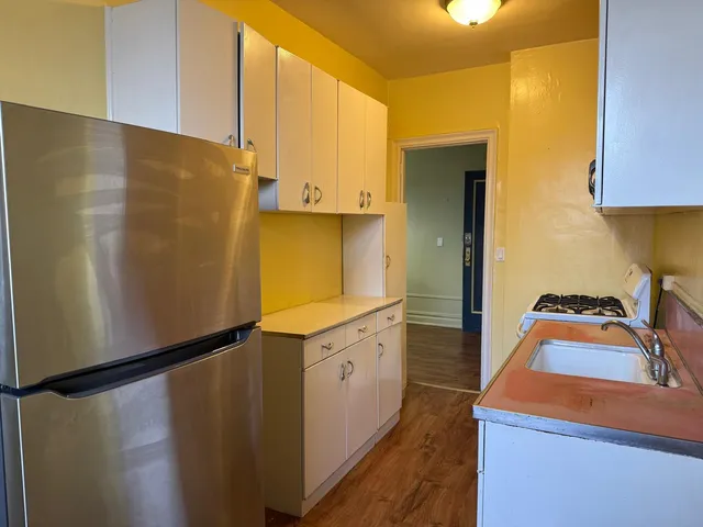 a room with storage and utility